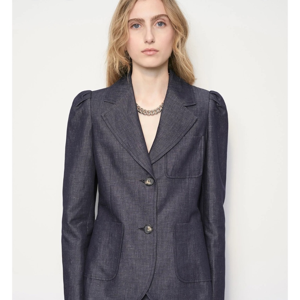 New Meimeij chambray blazer